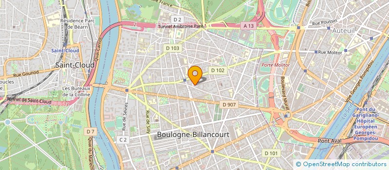 localisation de l'entreprise EBISU RECORDS à BOULOGNE-BILLANCOURT