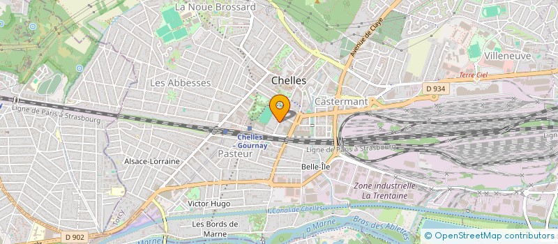 localisation de l'entreprise EBITDA PLUS à CHELLES