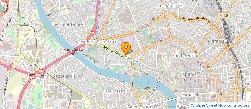 localisation de l'entreprise EBIVI à TOULOUSE