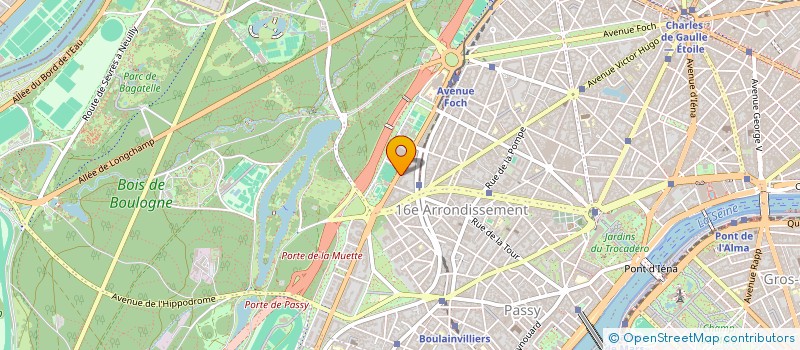 localisation de l'entreprise EBJ  PARIS