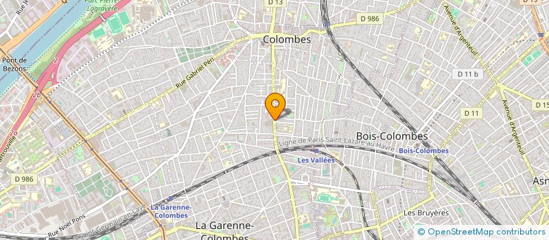 localisation de l'entreprise EBJ CONSULTING à COLOMBES