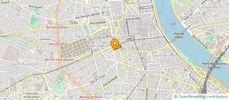 localisation de l'entreprise EBK  BORDEAUX