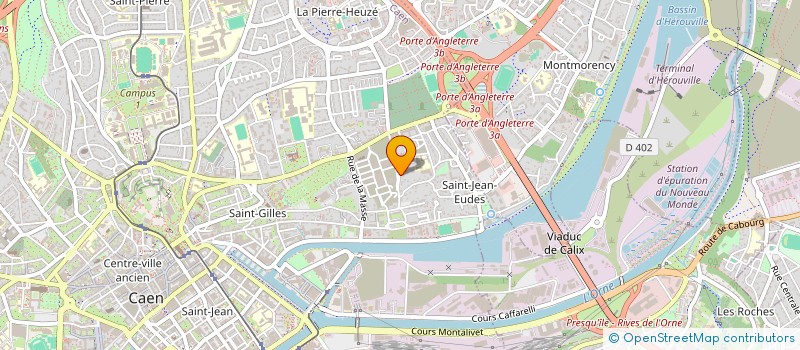 localisation de l'entreprise EBK IMMOBILIER à CAEN
