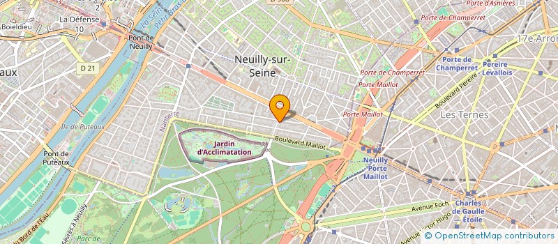 localisation de l'entreprise EBK PARTNERS à NEUILLY-SUR-SEINE