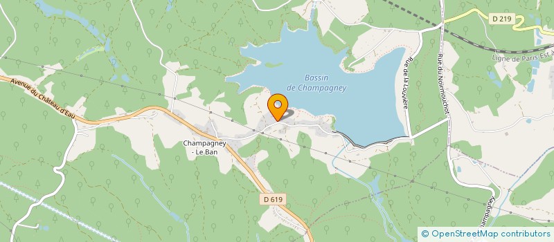 localisation de l'entreprise EBKMI  CHAMPAGNEY