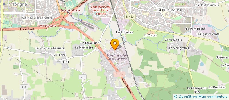 localisation de l'entreprise EBL  VERN-SUR-SEICHE