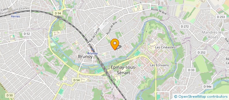 localisation de l'entreprise EBL à BRUNOY