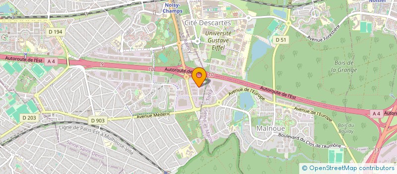 localisation de l'entreprise EBL BRY SUR MARNE à NOISY-LE-GRAND