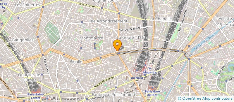 localisation de l'entreprise EBLA à PARIS