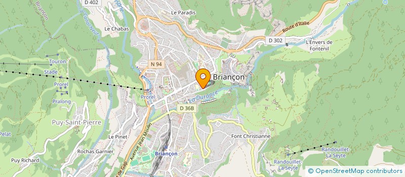 localisation de l'entreprise EBLA à BRIANCON