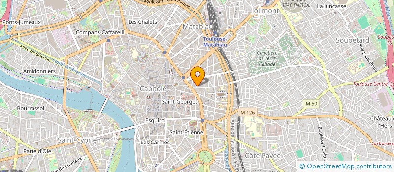 localisation de l'entreprise EBLR COURTAGE à TOULOUSE