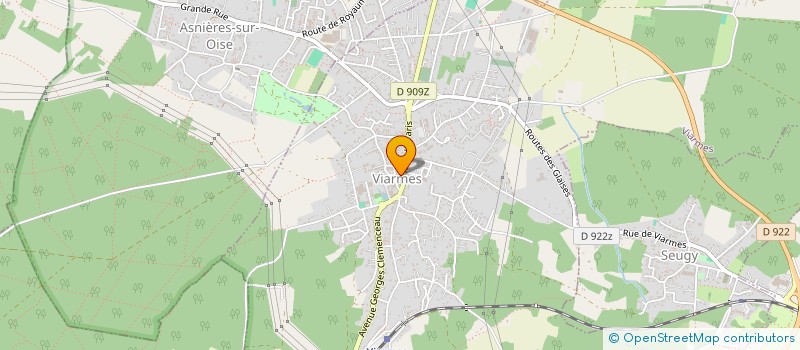 localisation de l'entreprise EBM  VIARMES