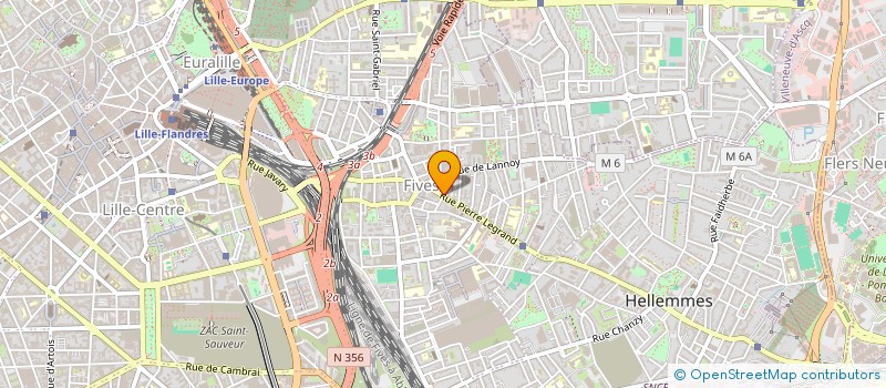 localisation de l'entreprise EBM à LILLE