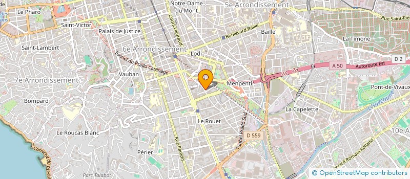 localisation de l'entreprise EBM FACADE à FREJUS