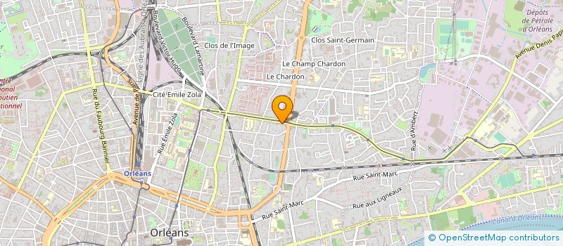 localisation de l'entreprise EBM FRANCE à ORLEANS