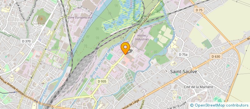 localisation de l'entreprise EBM VALENCIENNES à VALENCIENNES