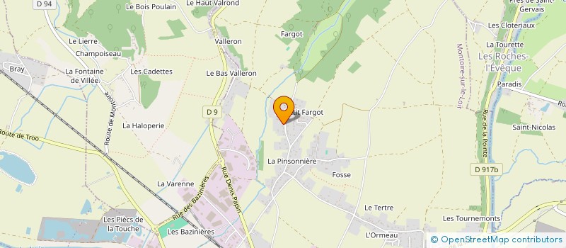 localisation de l'entreprise EBMS  MONTOIRE-SUR-LE-LOIR