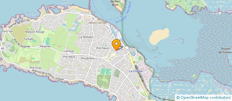 localisation de l'entreprise EBMS44  LE CROISIC