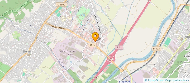 localisation de l'entreprise EBMV  CROLLES