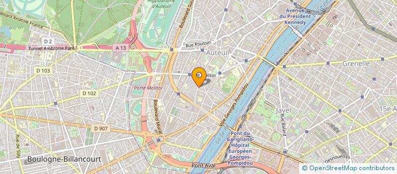 localisation de l'entreprise EBN à PARIS