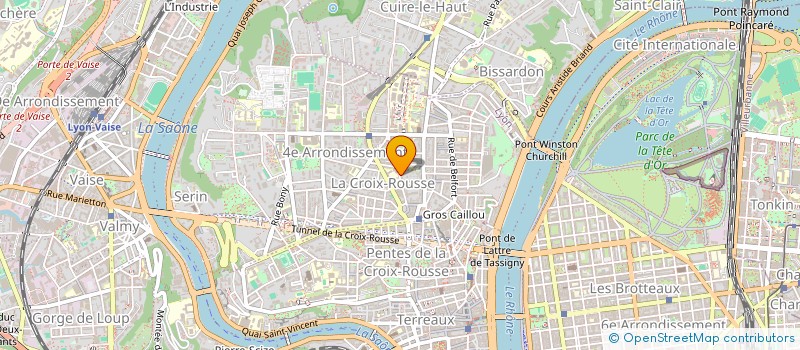 localisation de l'entreprise EBN - ESPRIT BIVOUAC ET NATURE  LYON