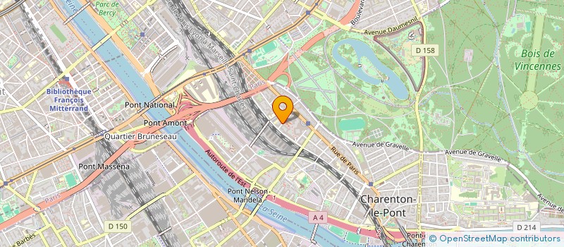 localisation de l'entreprise EBO CONSEILS  CHARENTON-LE-PONT