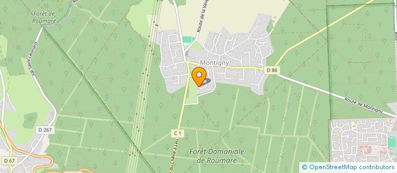 localisation de l'entreprise EBO INVEST  MONTIGNY