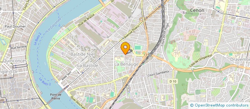 localisation de l'entreprise EBO2S  BORDEAUX