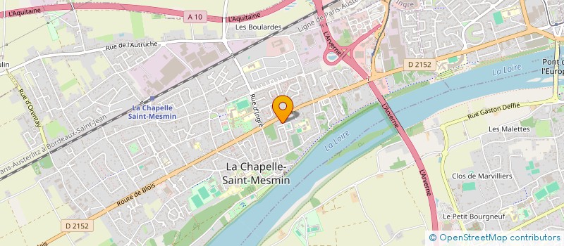 localisation de l'entreprise EBOBA à LA CHAPELLE-SAINT-MESMIN