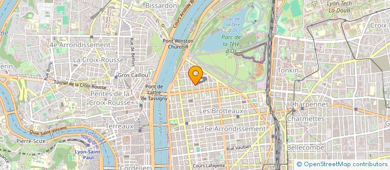 localisation de l'entreprise EBOBE  LYON 6EME