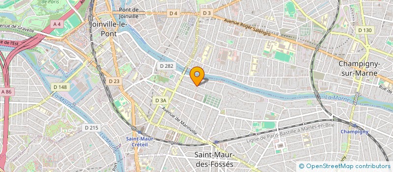 localisation de l'entreprise EBOL à SAINT-MAUR-DES-FOSSES