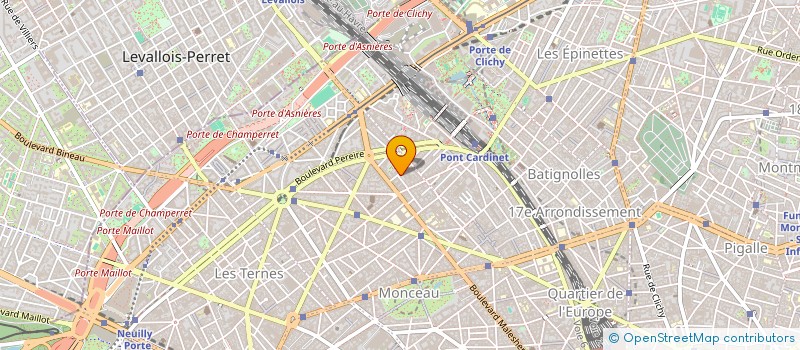 localisation de l'entreprise EBONY à PARIS