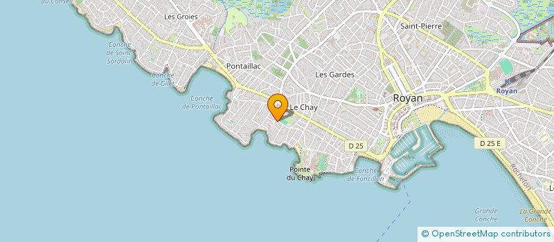 localisation de l'entreprise EBONY  ROYAN