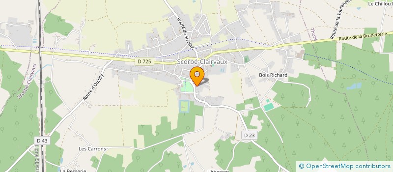 localisation de l'entreprise EBOO  SCORBE-CLAIRVAUX