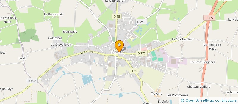 localisation de l'entreprise EBOPTIC  PIPRIAC