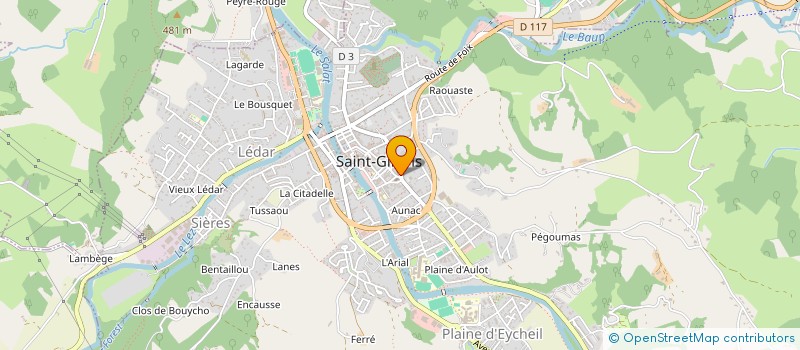 localisation de l'entreprise EBORUNIUM à SAINT-GIRONS