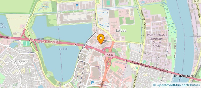 localisation de l'entreprise EBOSA  BORDEAUX