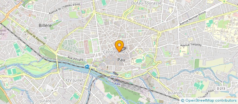 localisation de l'entreprise EBOURIFFONS LE MONDE DES ARTS à PAU