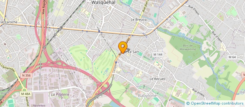 localisation de l'entreprise EBP  VILLENEUVE-D'ASCQ