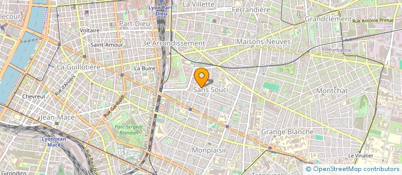 localisation de l'entreprise EBP  LYON