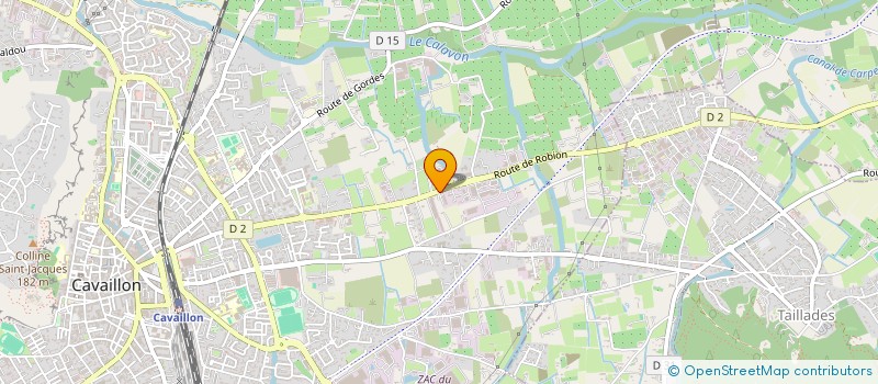 localisation de l'entreprise EBP AVOCAT  CAVAILLON