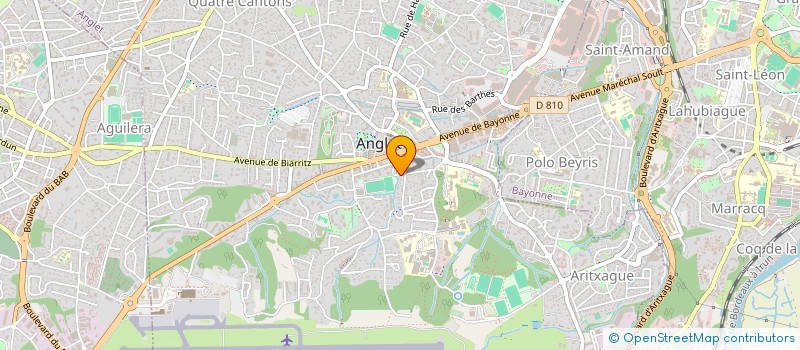 localisation de l'entreprise EBP SERVICES à ANGLET