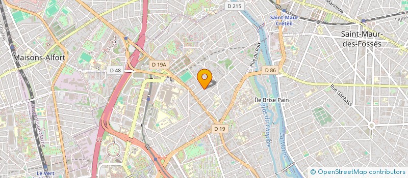 localisation de l'entreprise EBPC à CRETEIL