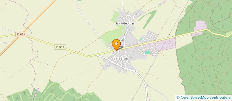 localisation de l'entreprise EBPE  SAIZERAIS