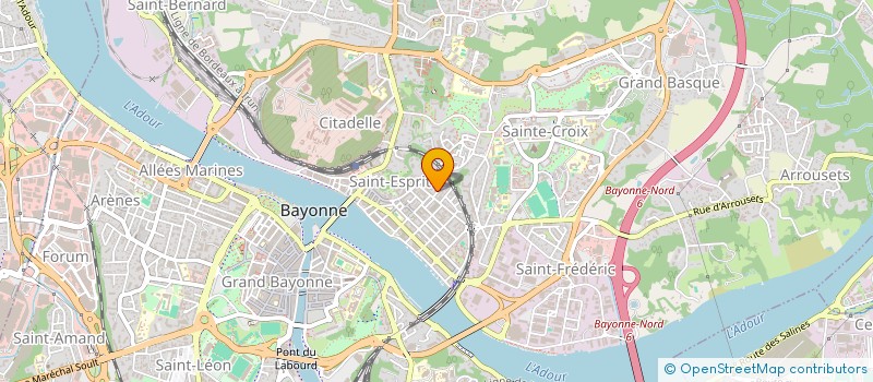 localisation de l'entreprise EBPP à BAYONNE