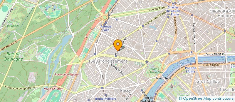 localisation de l'entreprise EBQV  PARIS
