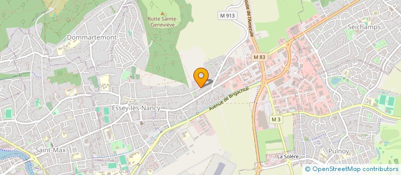 localisation de l'entreprise EBR  ESSEY-LES-NANCY