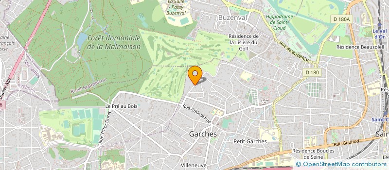 localisation de l'entreprise EBR CONSEIL à GARCHES