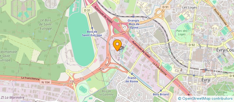 localisation de l'entreprise EBR CONSULTANT à RIS-ORANGIS
