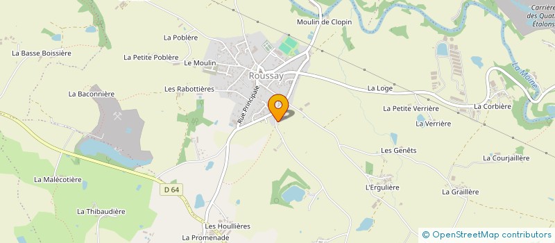 localisation de l'entreprise EBR ONE à SEVREMOINE
